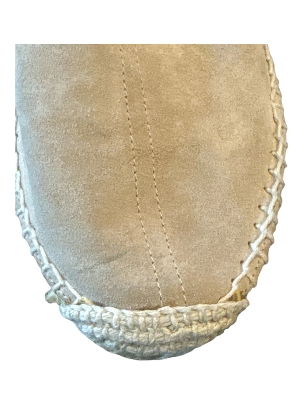 Rag & Bone Suede Espadrille Flats Taupe Size 39